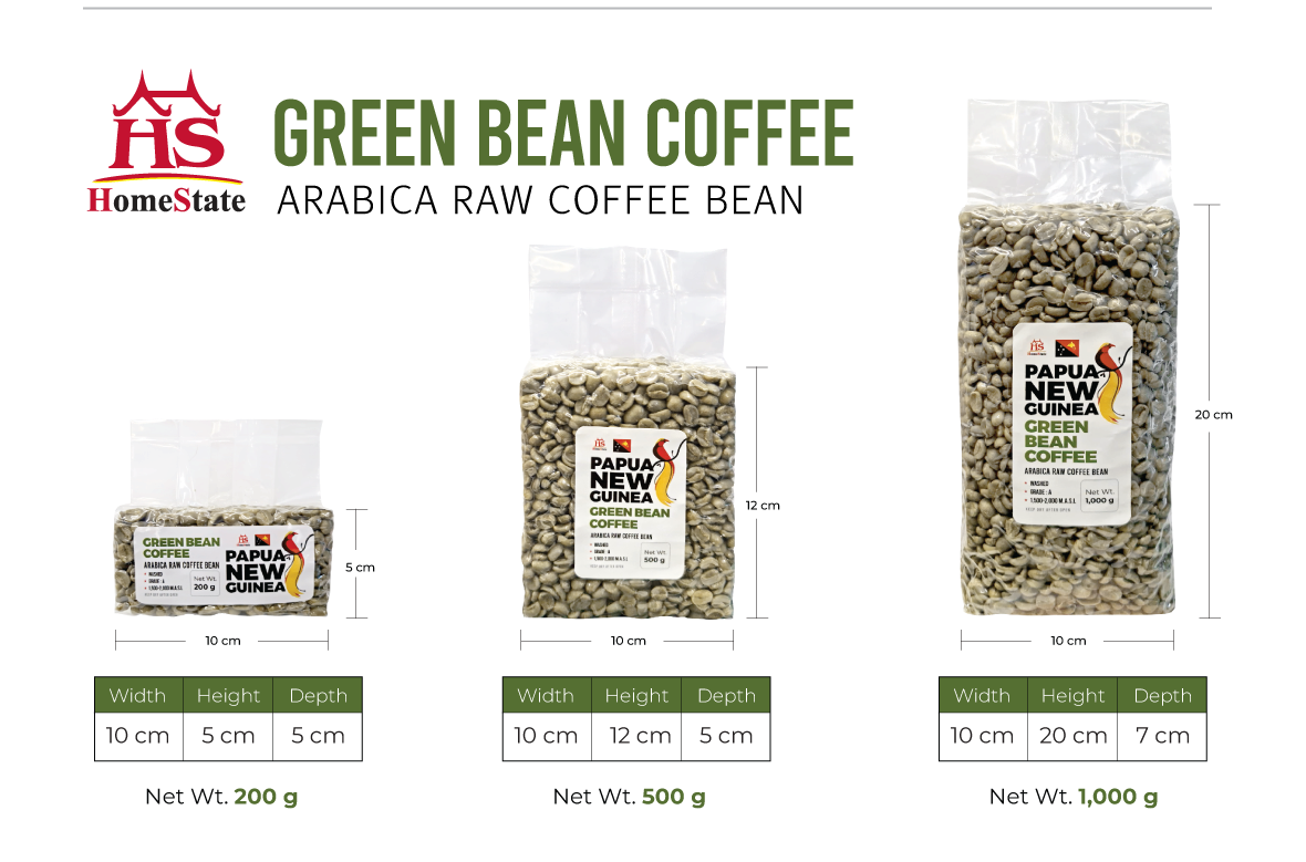 papau new guinea green beans coffee